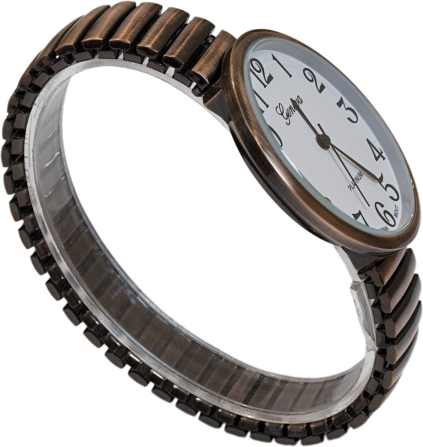 Blekon Collections New Super Large Face Stretch Band Japanese Movement PC21J Fashion Watch - Image 4